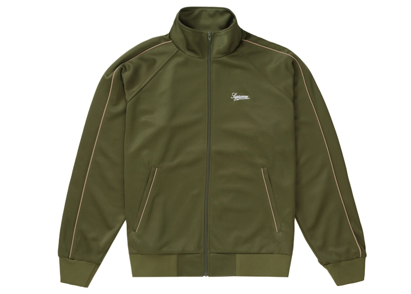 Supreme Tricot Track Jacket Olive Men's - SS24 - GB