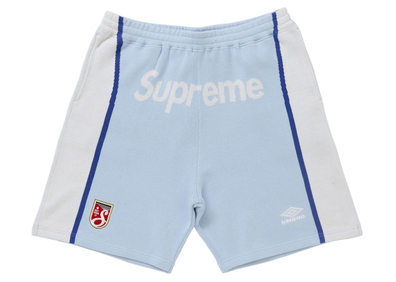 Supreme Umbro Knit Soccer Short Blue メンズ - SS25 - JP