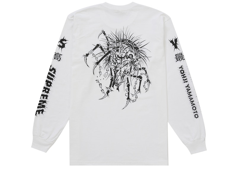 Supreme Y's by Yohji Yamamoto L/S Tee White Men's - FW25 - US