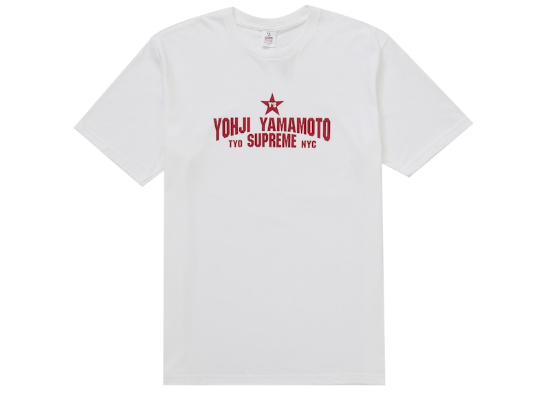 Supreme Y's by Yohji Yamamoto Star Tee White Men's - FW25 - US