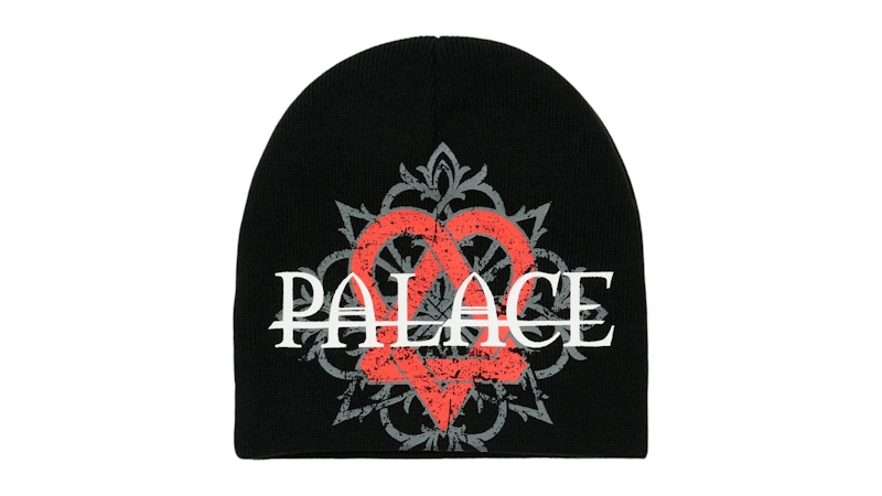 Palace Tri-Gram Nein Cuff Beanie Black Men's - FW25 - US