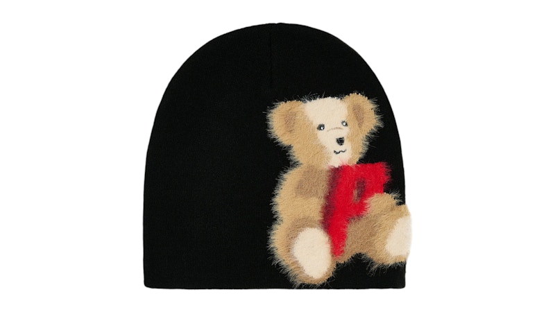 Palace P Bear Nein Cuff Beanie Black メンズ - FW25 - JP