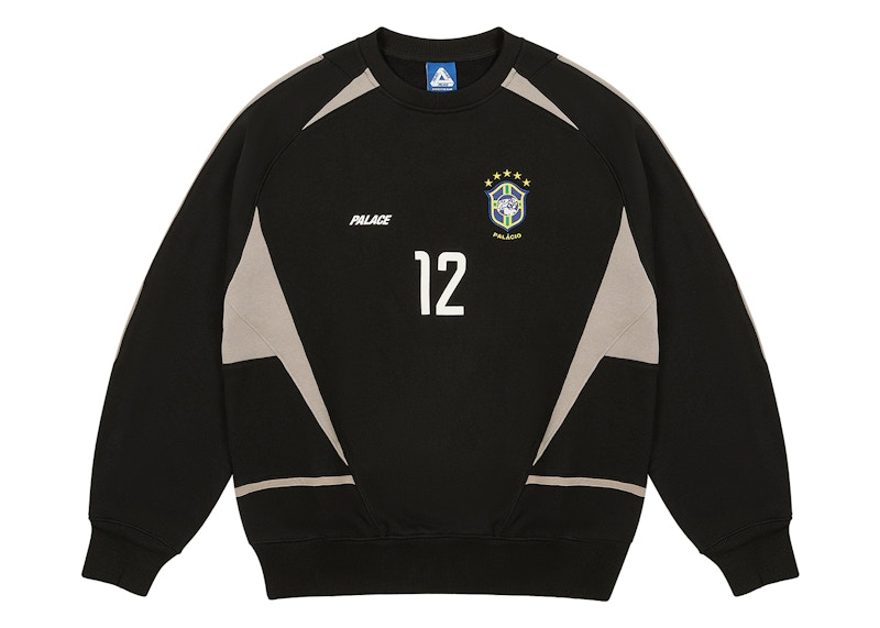 Palace Pro Team 02 Crew Schwarz Herren - FW24 – DE