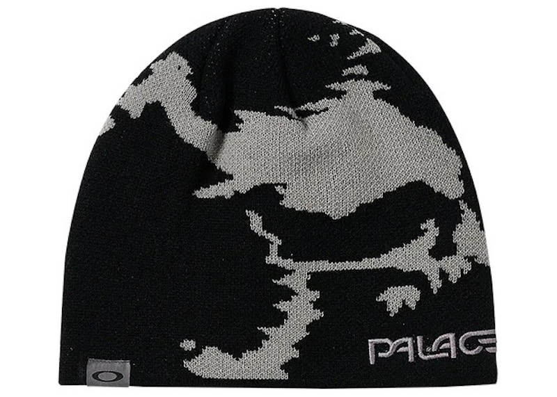Palace x Oakley Beanie Black/Grey - SS23 - GB