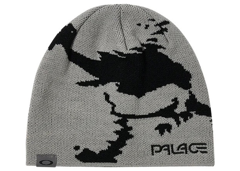 Palace x Oakley Beanie Grey/Black - SS23 - JP