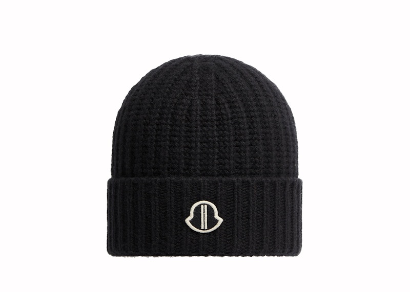 Rick Owens x Moncler Knit Beanie Black - US