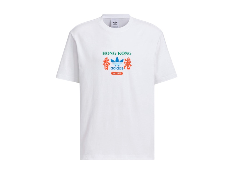 adidas OG HK Brand T-shirt (Asia Sizing) White Men's - SS25 - GB