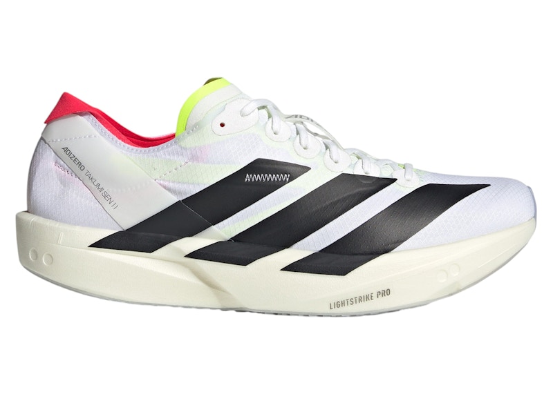 adidas Adizero Takumi Sen 11 Cloud White Core Black Lucid Red