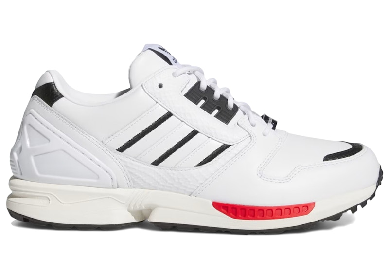 adidas ZX 8000 Spikeless Golf White Black Red Men's - JQ3445 - US