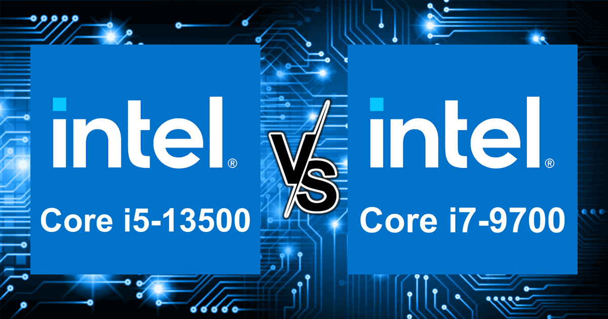 Core i5-13500 vs Core i7-9700 | CPU comparison
