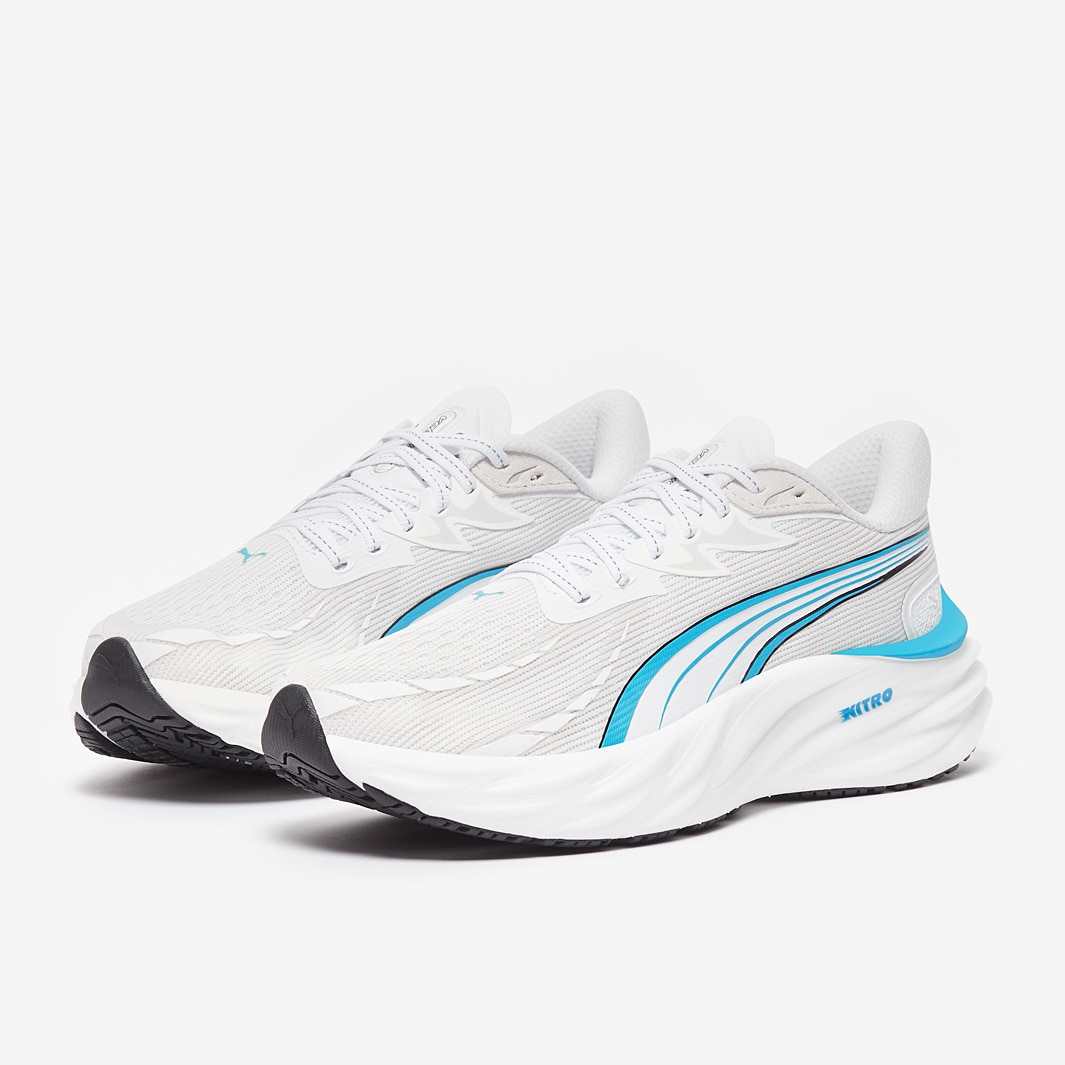 Puma Velocity Nitro 4 - Puma White/Speed Blue - Mens Shoes | Pro
