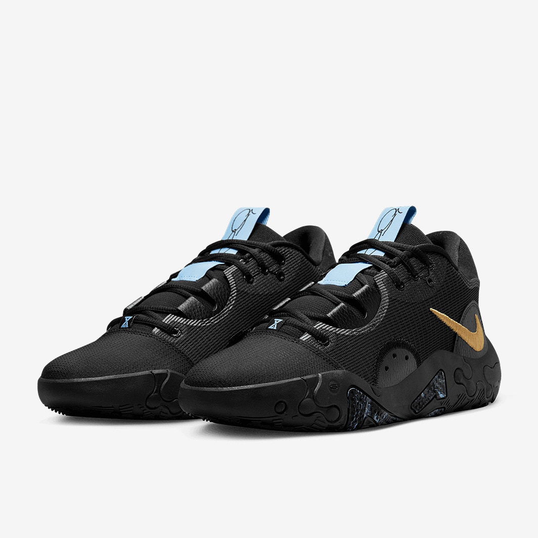 Nike PG 6 - Black/Metallic Gold/Celestine Blue - Mens Shoes | Pro