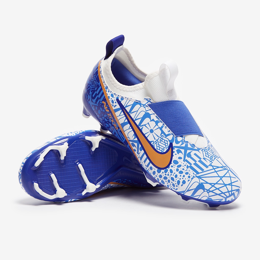 Nike Kids Zoom Vapor XV Academy CR7 FG/MG - White/Metallic Copper