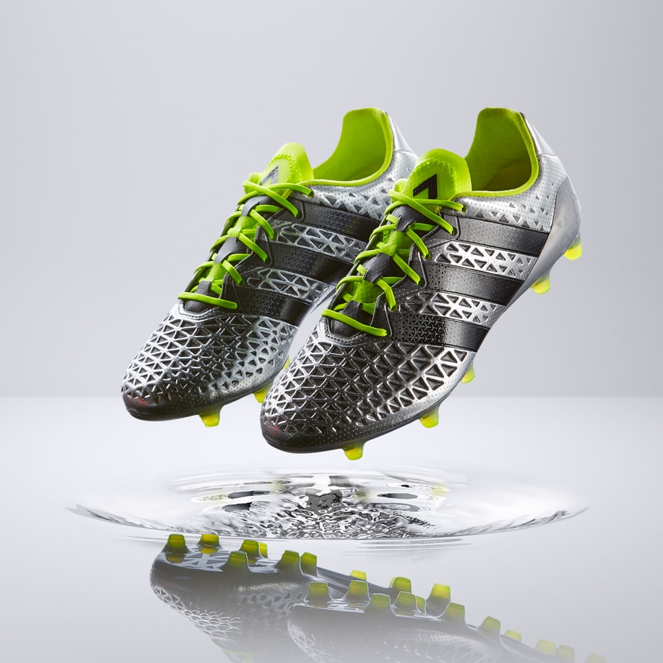 adidas ACE 16.1 FG/AG - Mens Boots - Firm Ground - Silver Metallic