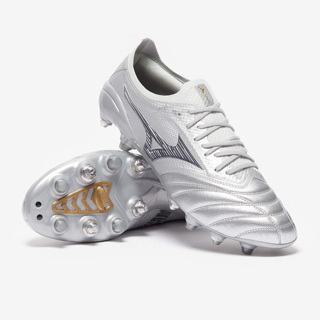 Mizuno Morelia Neo IV Beta Made in Japan SG - Galaxy Silver/Gold
