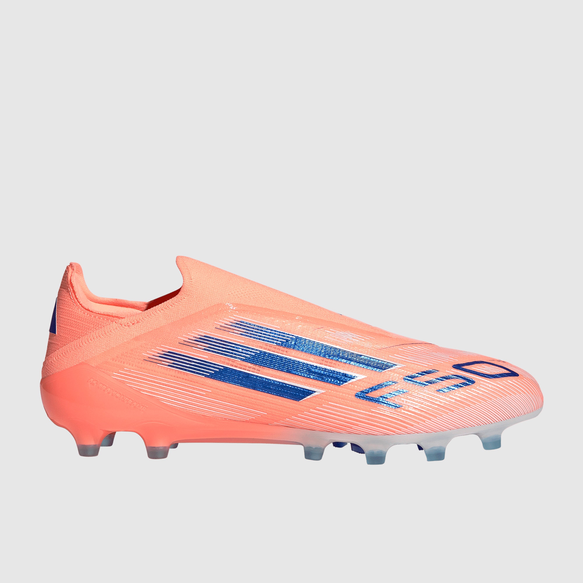 adidas F50 Elite Laceless AG - Beam Orange/Bleu Lucide/Blanc Ftwr
