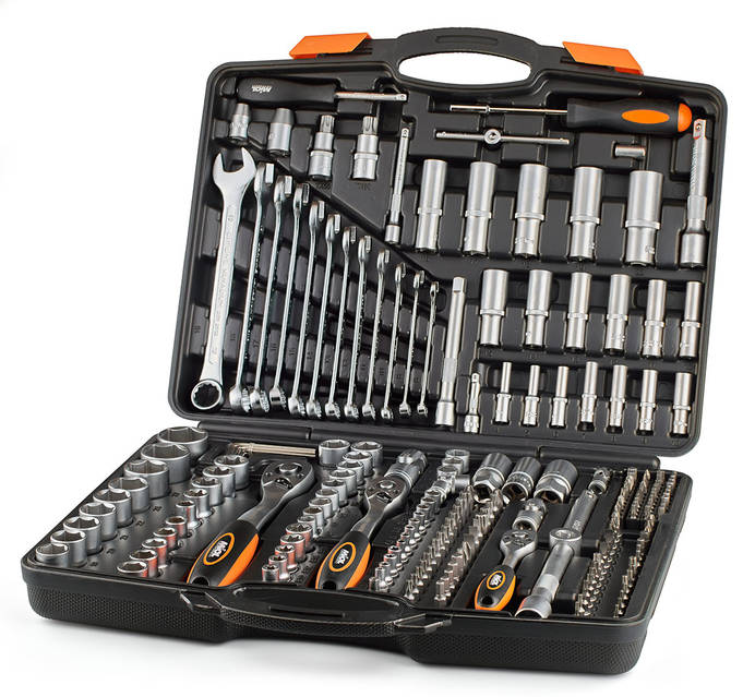 Купити Набір інструментів 219 одиниць MIOL 58-030 в інтернет