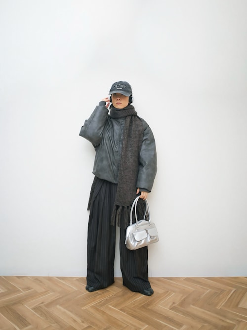 2way high neck down jacket / 2wayハイネックリアルダウンジャケット