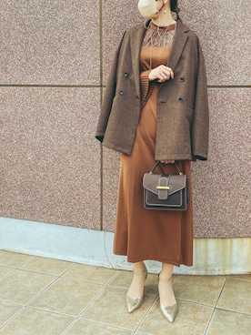 LEJA】レース切替スリットAラインロングドレスワンピース美脚効果結婚