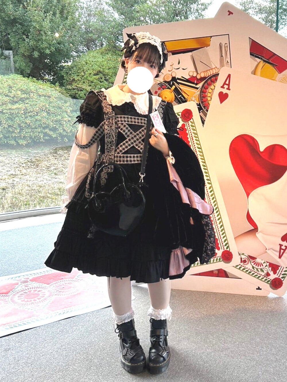 rurumu:（ルルムウ）の「rurumu:/ルルムウ/flower JQ knit harness