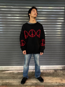 MacMahon Knitting Mills /マクマホンニッティングミルズ LINE PEACE