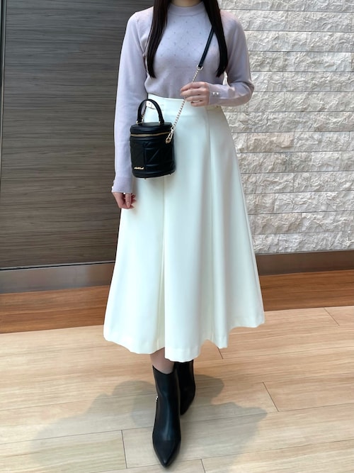 セール】サイドバックルフレアスカート/MM447217（スカート）｜MISCH