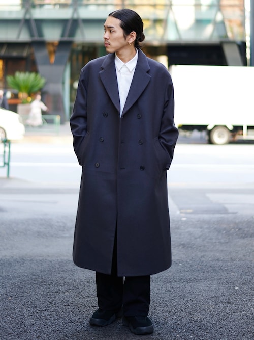 スーパー100メルトンダブルチェスターコート（チェスターコート