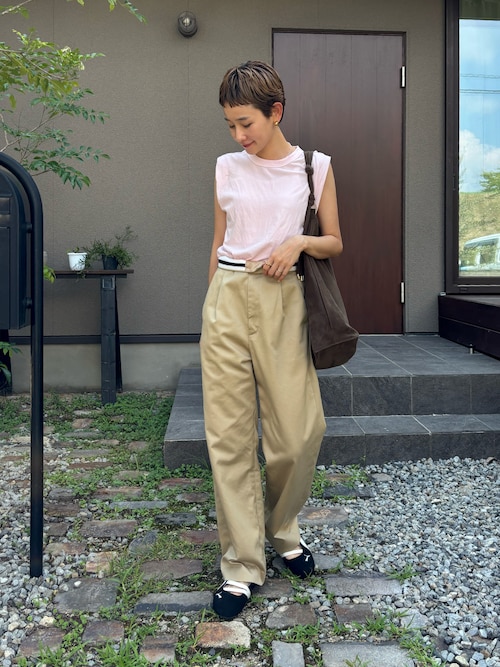 6（ロク）の「＜6(ROKU)＞コットン チノ パンツ（チノパンツ）」 - WEAR