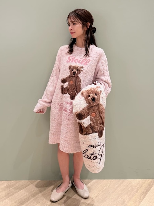 セール】【Steiff】パウダーネップジャガードブランケット