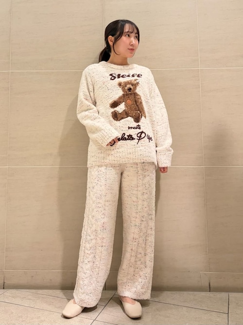 セール】【Steiff】パウダーネップアランロングパンツ（ルームウェア