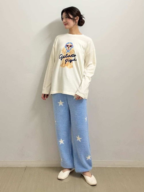 3柄ジャガードロングパンツ（ルームウェア/パジャマ）｜gelato pique