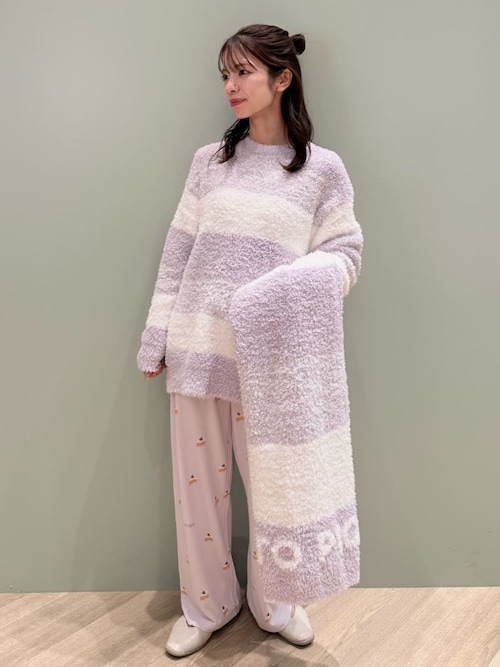 セール】ジェラート3ボーダープルオーバー（ルームウェア/パジャマ