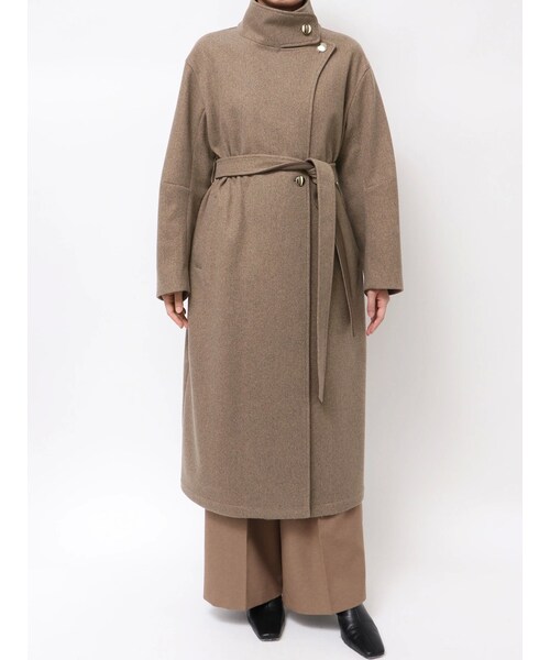 LAGUNAMOON（ラグナムーン）の「ウールジャージスタンドカラーコート