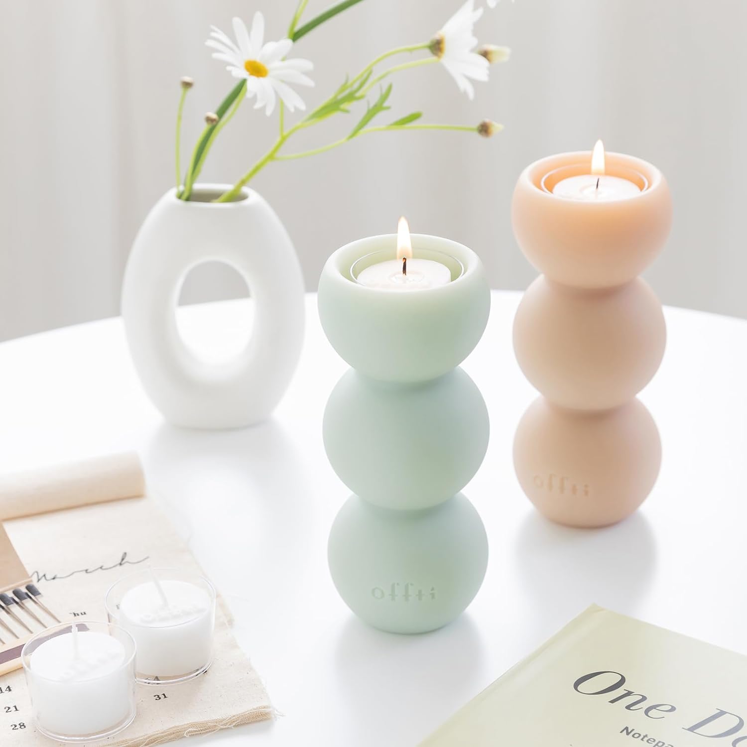 キャンドルホルダー モコ （キャンドル4個付） | offti（オフティ）の