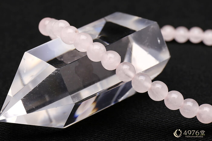 ローズクォーツ ブレスレット 4mm ｜ 天然石通販の4976堂