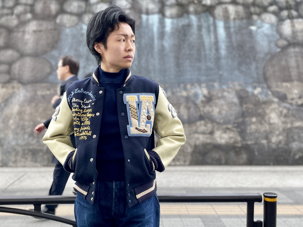 warehouse bodies 袖革スタジャン 東洋エンタープライズ ウエアハウス