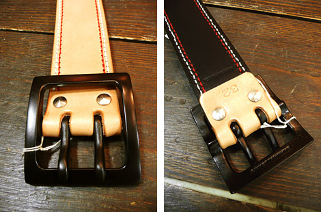 SAMURAI JEANS A106HS カウハイドダブルカラーステッチベルト | Lua-Blog