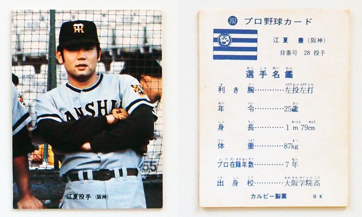 広島東洋カープ 江夏豊選手 ポスター 広島東洋カープ 江夏豊選手