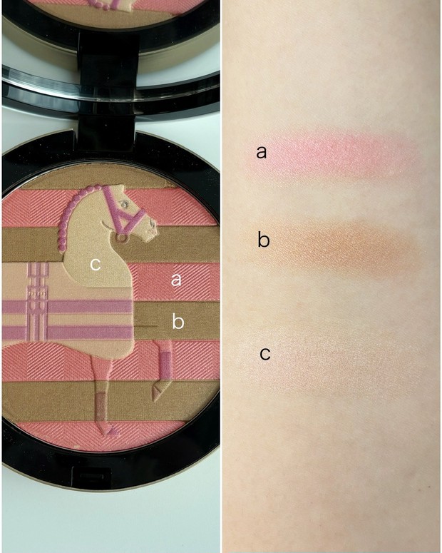 エルメス ビューティの限定フェイスパウダーをスウォッチ！ 精緻で繊細