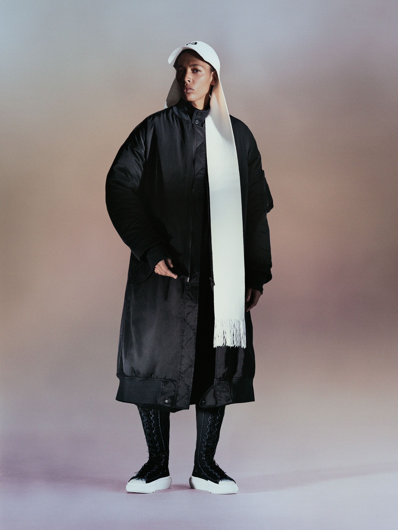 L Y-3 LG BOMBER PARKA