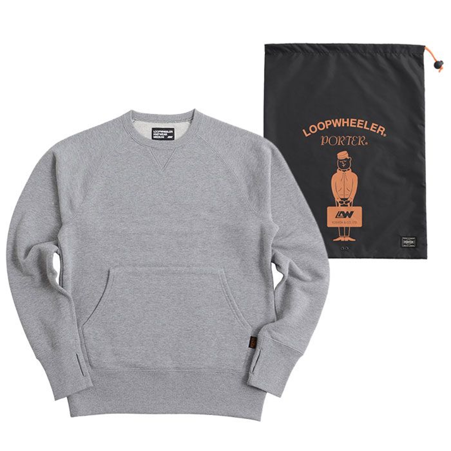 LOOPWHEELER x PORTER(ループウィラー x ポーター) LOOPWHEELERxPORTER