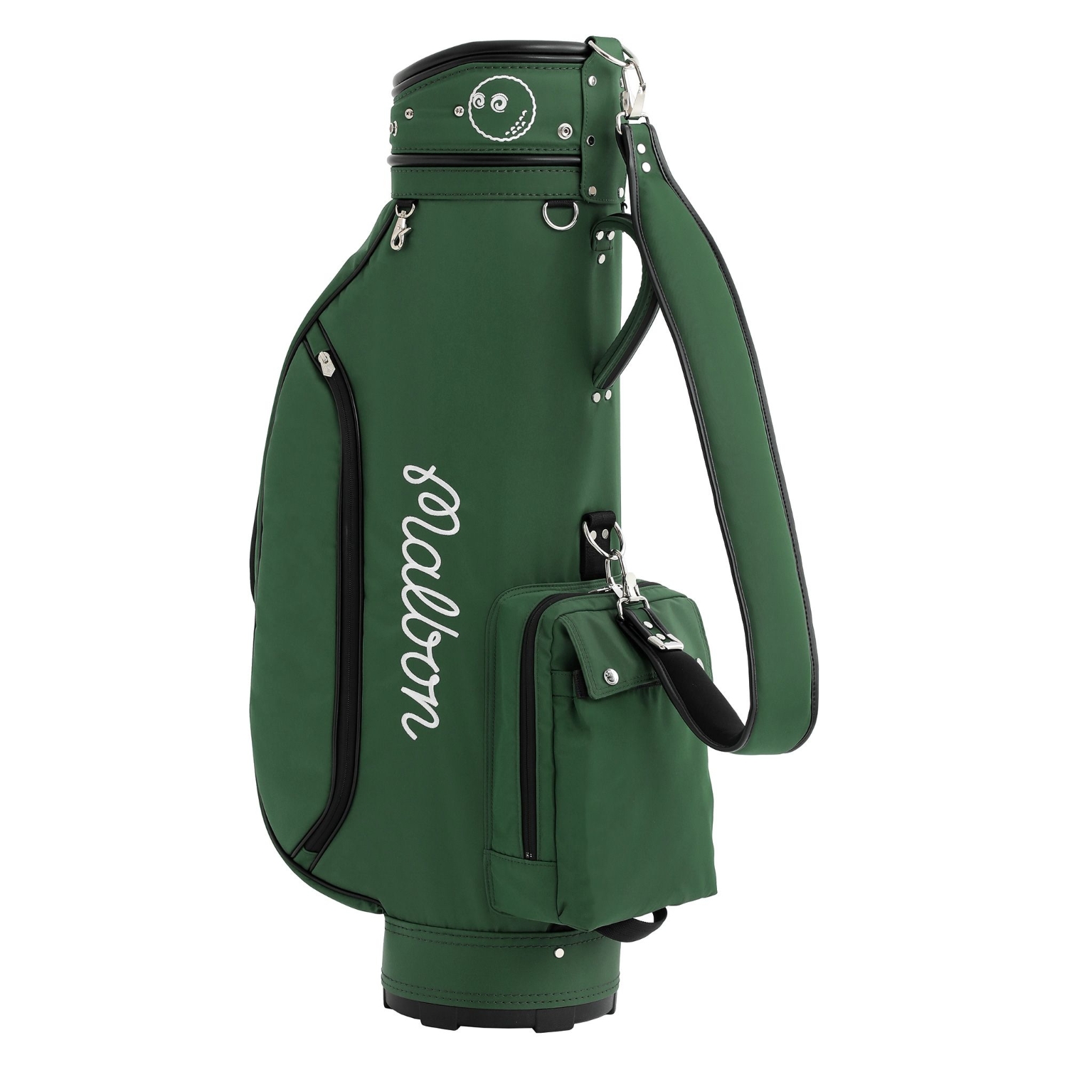 24新作マルボン ゴルフ キャディバッグ スタンドバッグ エナメル緑