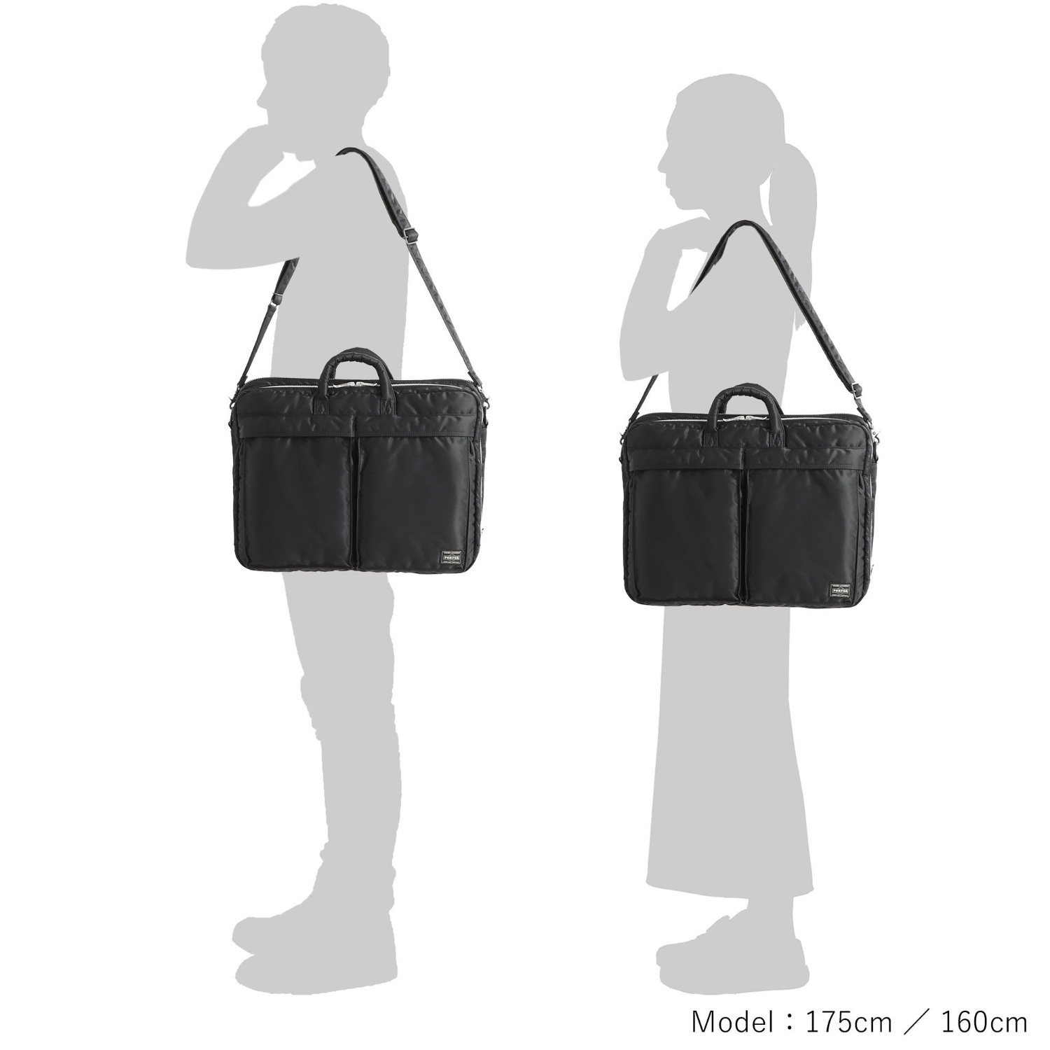 TANKER(タンカー) 2WAY DOCUMENT BAG W zip | 吉田カバンホームページ