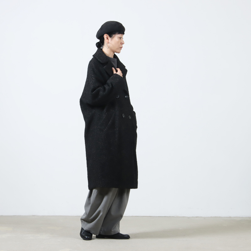 TICCA (ティッカ) ミックスツイードテントコート