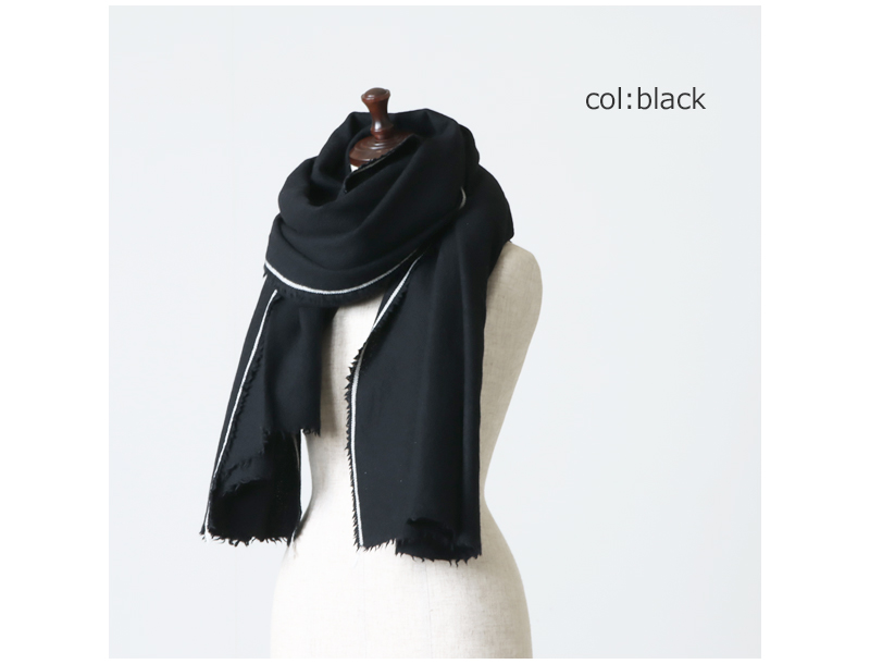 YAECA (ヤエカ) CONTEMPO WOOL STOLE / コンテンポウールストール