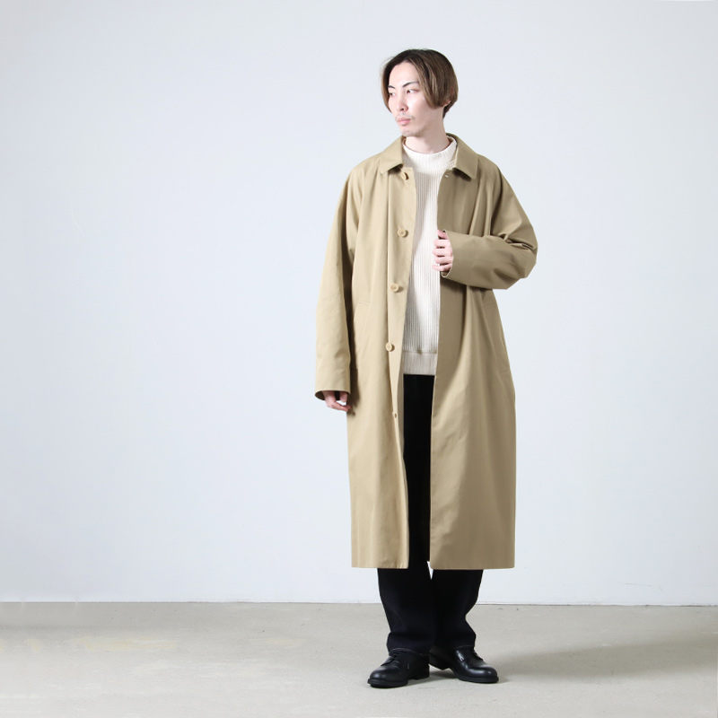 YAECA (ヤエカ) SOUTIEN COLLAR COAT STANDARD / ステンカラーコート