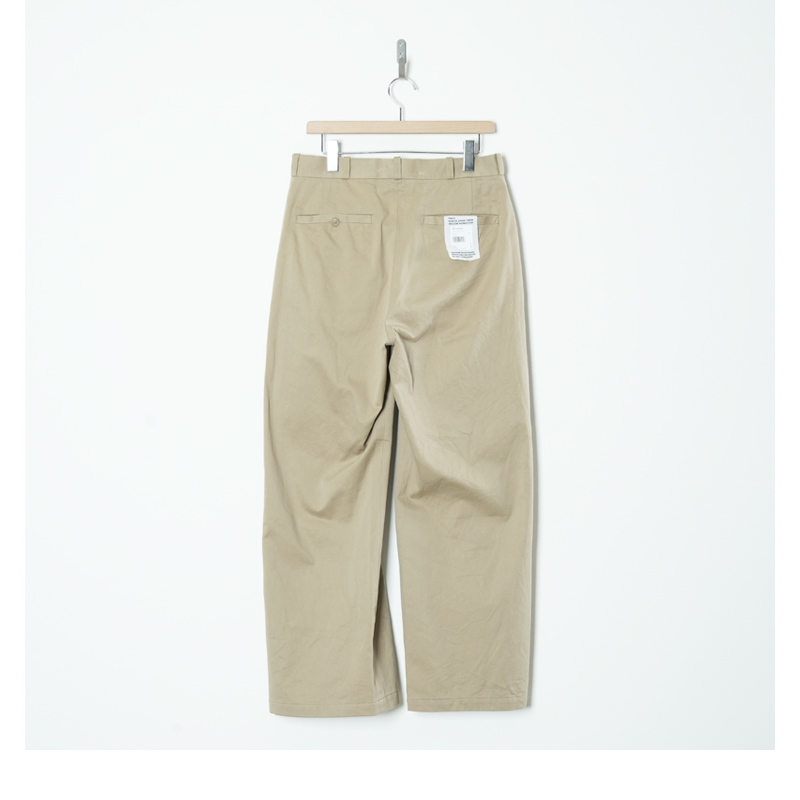 YAECA (ヤエカ) チノパンツ ワイド / Chino Trousers Wide