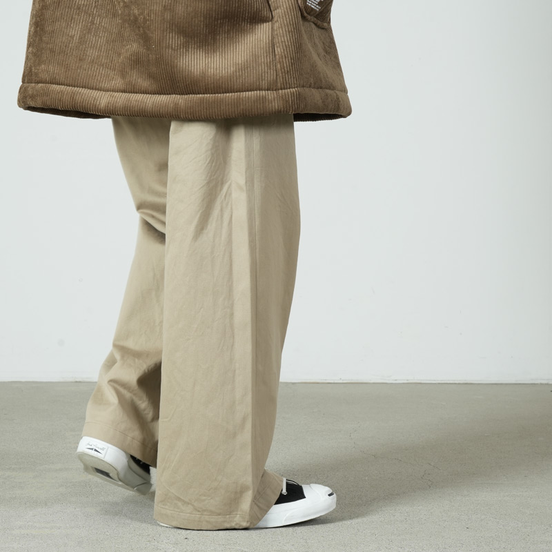 YAECA (ヤエカ) チノパンツ ワイド / Chino Trousers Wide