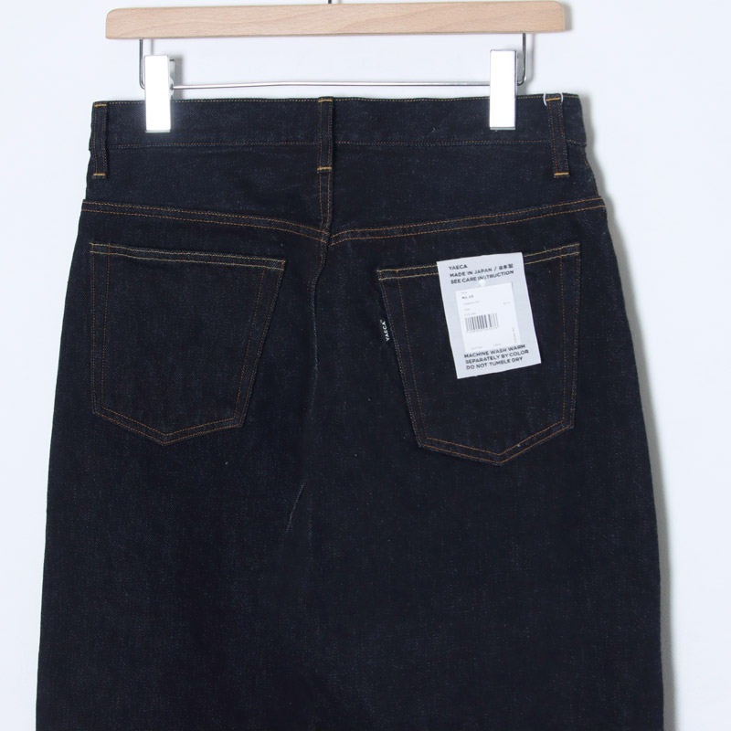 YAECA (ヤエカ) 10-13W Denim Pants Wide Tapered / インディゴ デニム