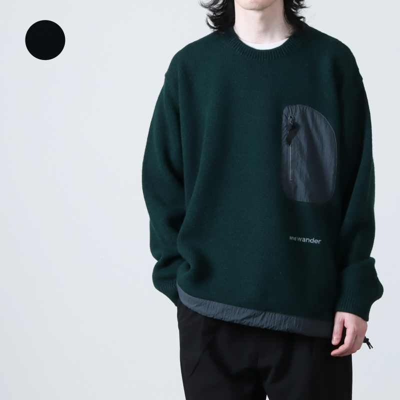 and wander (アンドワンダー) PRIMALOFT rip muffler / プリマロフト